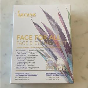 Karuna Face For All- Face and Eye Mask Set NIB